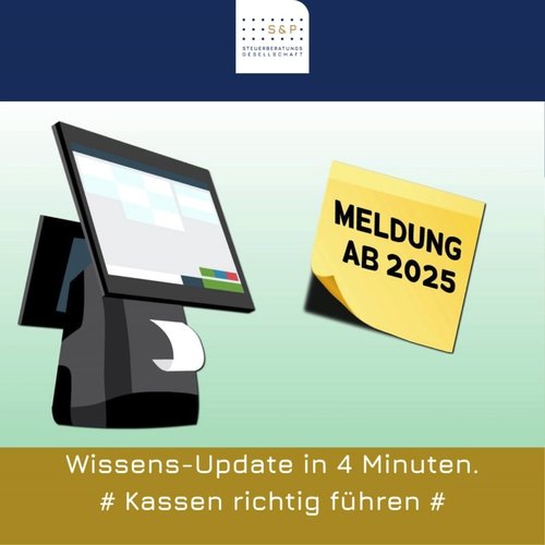 📚 Wissens-Update in 4 Minuten 📚
Kasse richtig führen – die Mitteilungs- und Aufzeichnungspflichten 🧾

Sicherlich wissen...